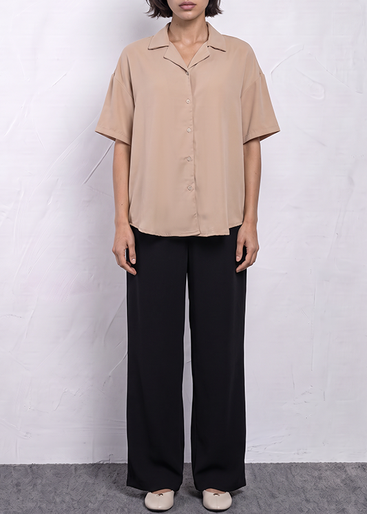 Terra Cuban Collar Woven Shirt