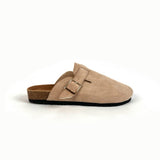 Camel Suede Nomad Clog