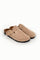 Camel Suede Nomad Clog