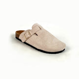Light Beige Suede Nomad Clog