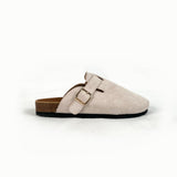 Light Beige Suede Nomad Clog