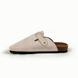 Light Beige Suede Nomad Clog