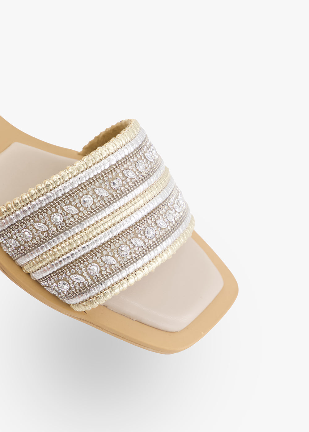 Embellished Flats in Ivory | Women'S Fashion Flats