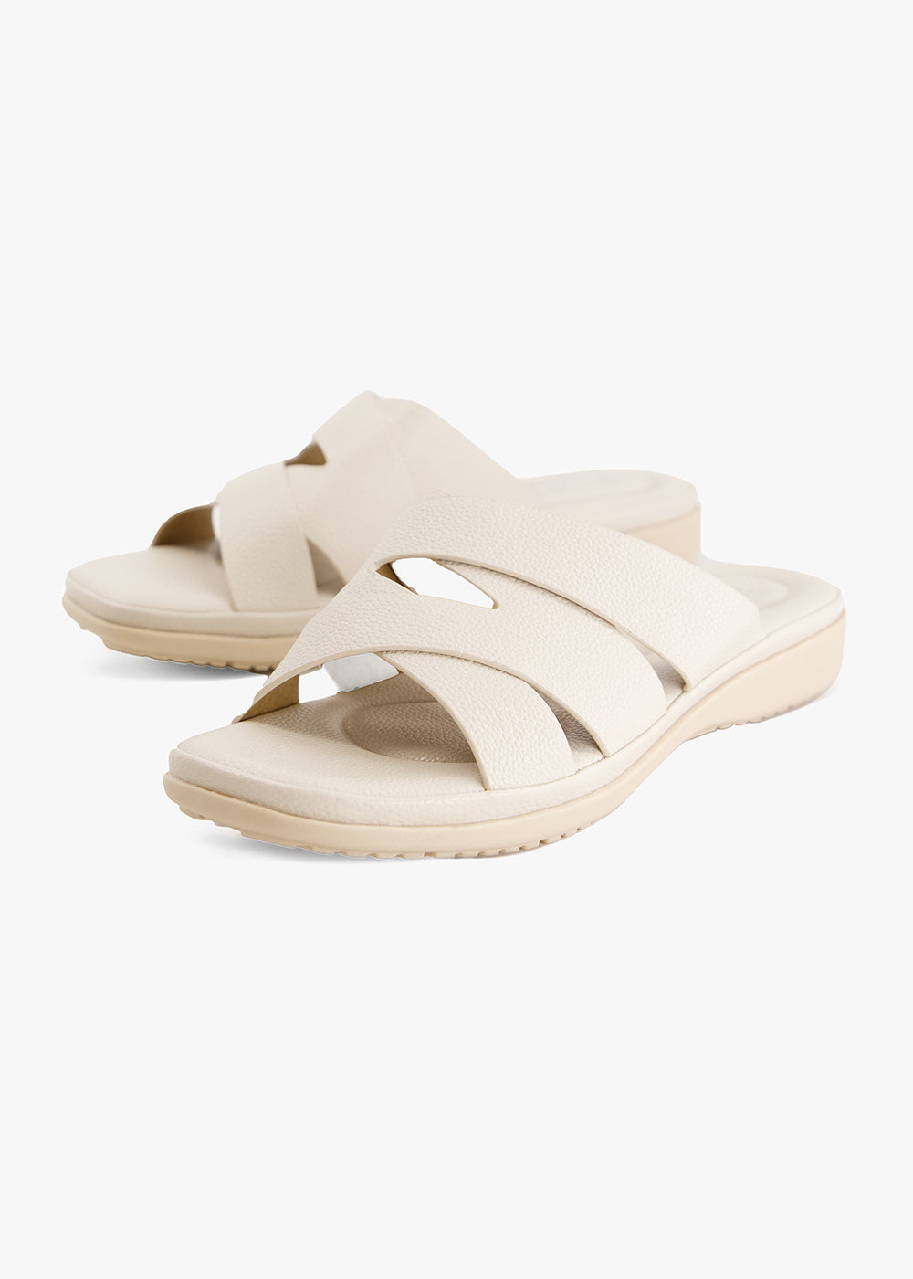 Comfort Wide Strap Sandals | Durable Sole for All-Day Wear