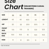 Drawstring Casual Trousers with Relaxed Summer Comfort