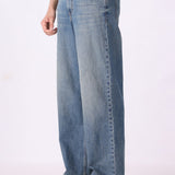 Smokey Indigo Wide-Leg Jeans