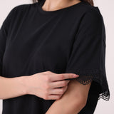Lace Boxy T-Shirt