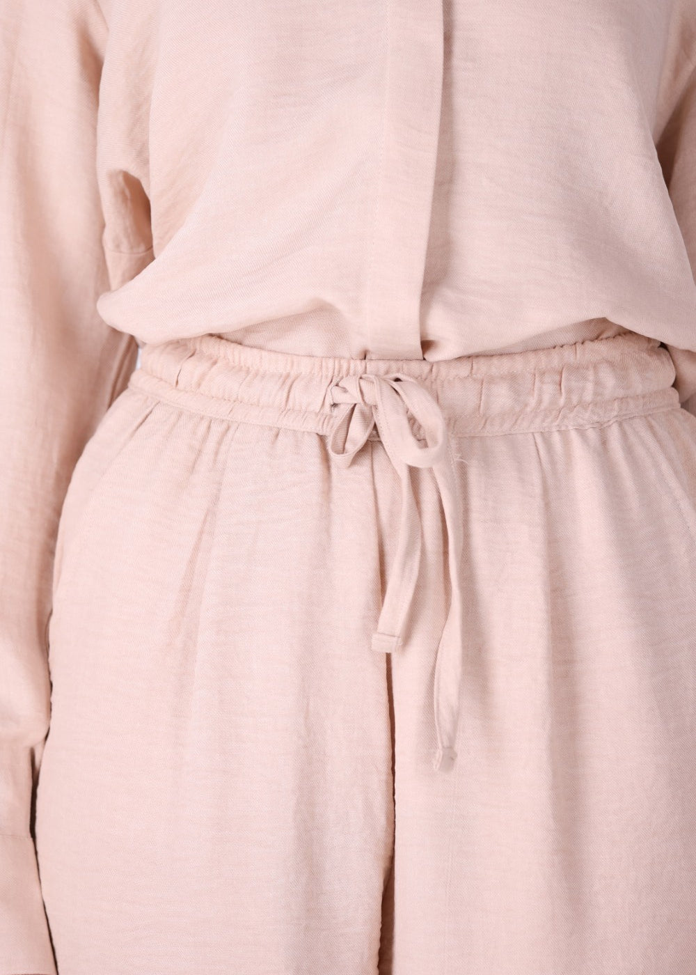 The Blush Drawstring Trouser | Comfort Stretch Fabric for All-Day Wear