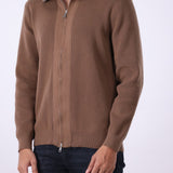 Full Zip Knit Cardigan