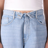 Wide Leg Folded Waist Band