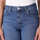 Wide-Leg Denim Jorts