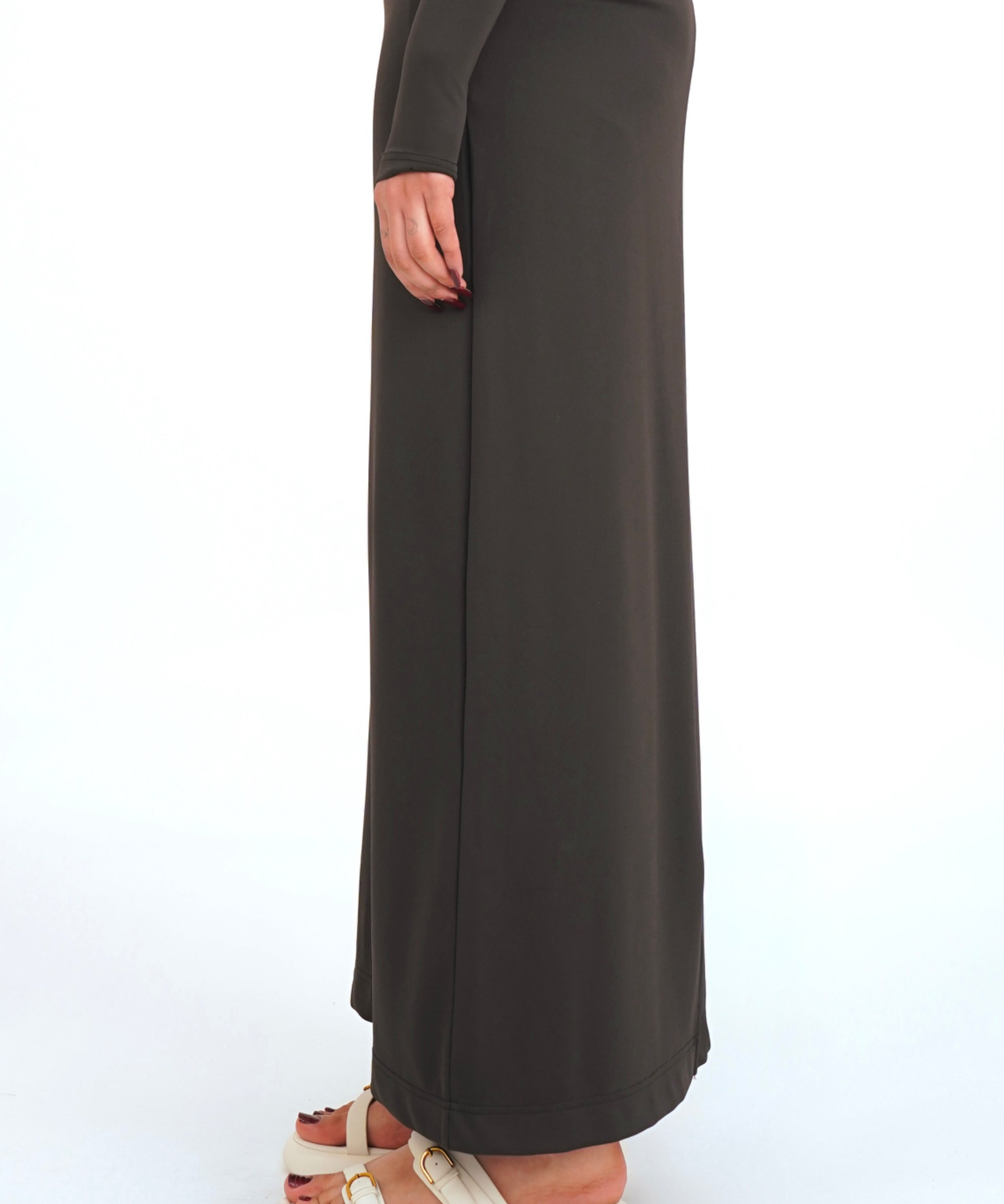 A-Line Midi Skirt