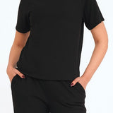 Textured Knit Lounge Shirt