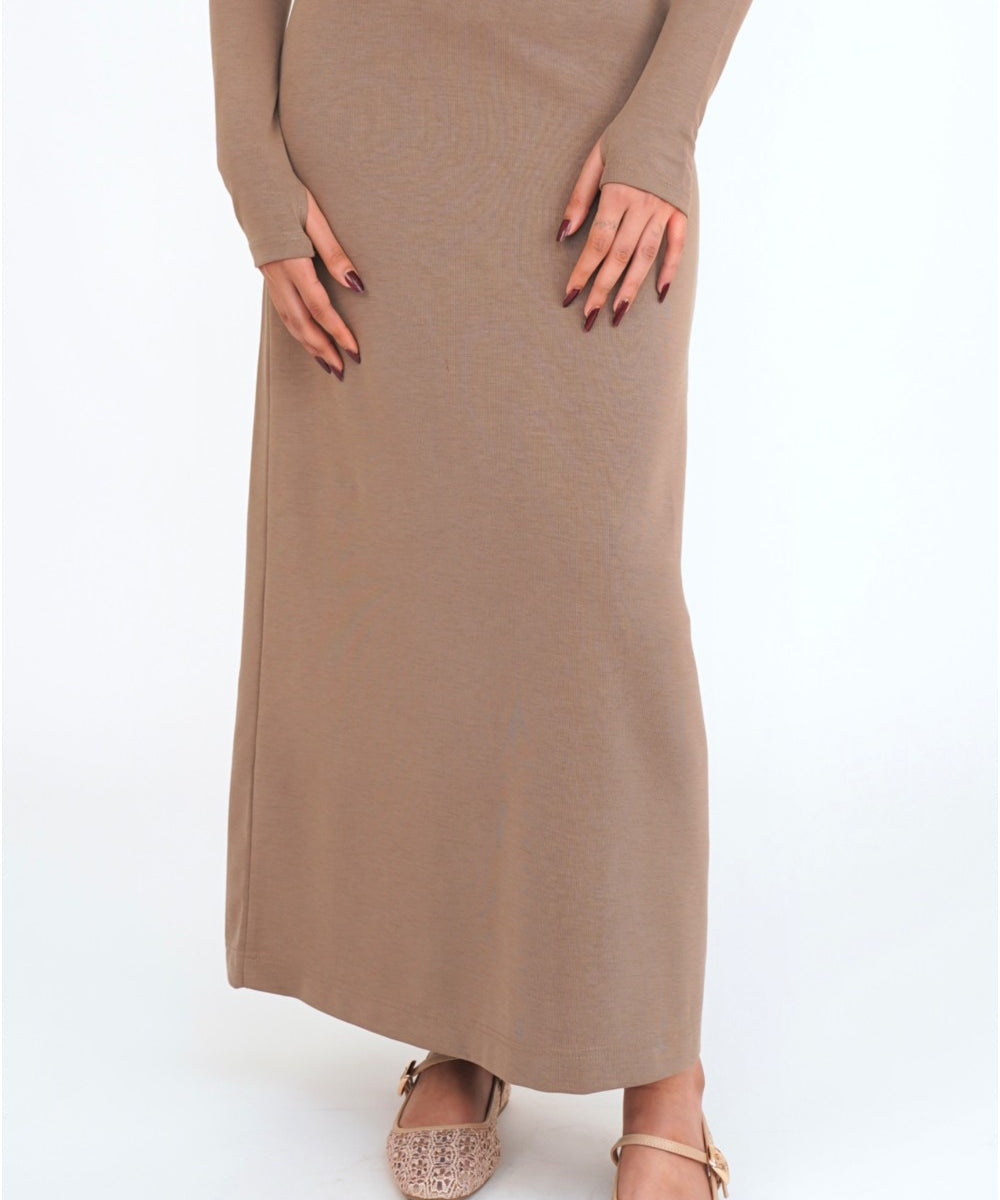 A-Line Midi Skirt
