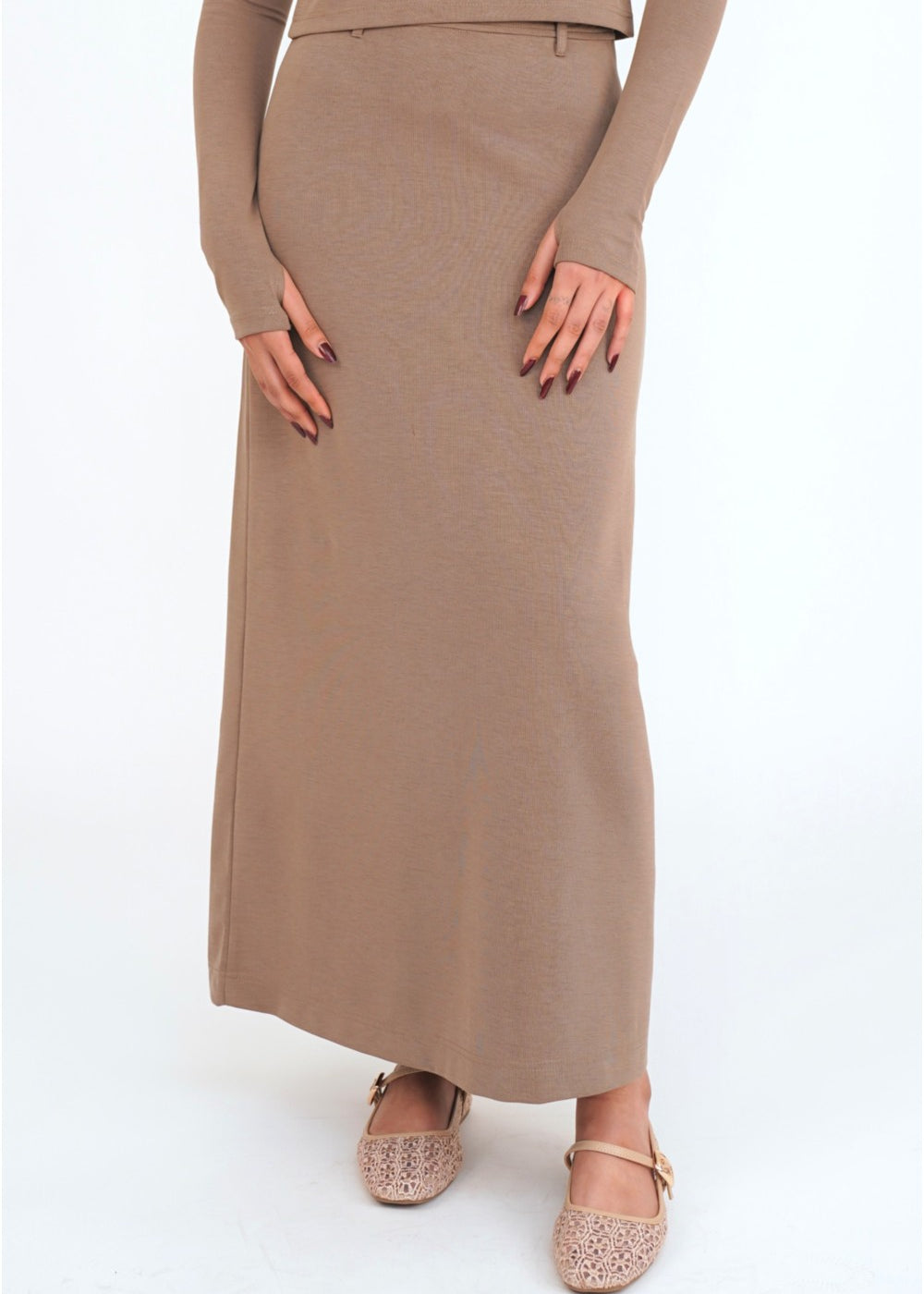 A-Line Midi Skirt | Tailored Fit for a Sharp, Modern Look