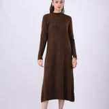 Mock Neck Tunic Dress