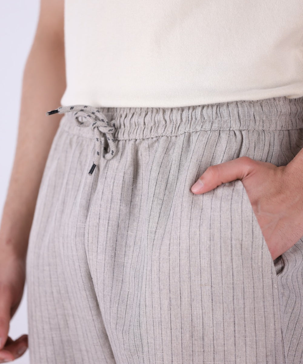 Strip Linen Pant