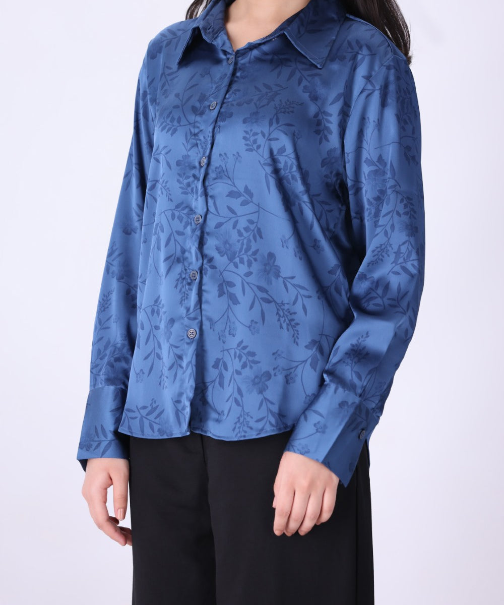 Botanical Silky Blouse