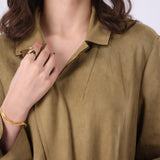 Tailored Suede Trench Coat
