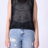 Sleeveless Crochet Top