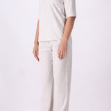 Textured Polo Co-ord Top