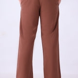 Relaxed Drawstring Linen Trousers