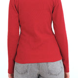 Two-Tone Ribbed Top