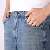 Smokey Indigo Wide-Leg Jeans