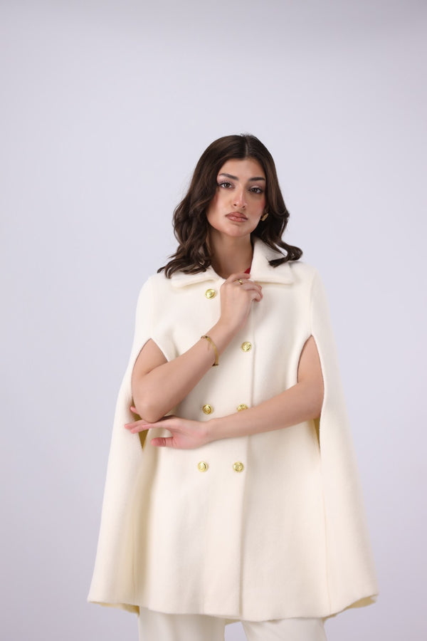 Tailored Double Breasted Cape