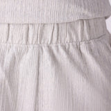 Textured Straight Trousers