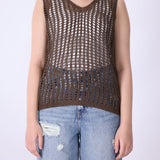 Sleeveless Crochet Top