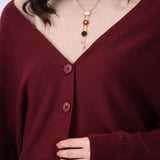 V-neck Knit Cardigan