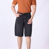 Classic Mid-Wash Denim Shorts