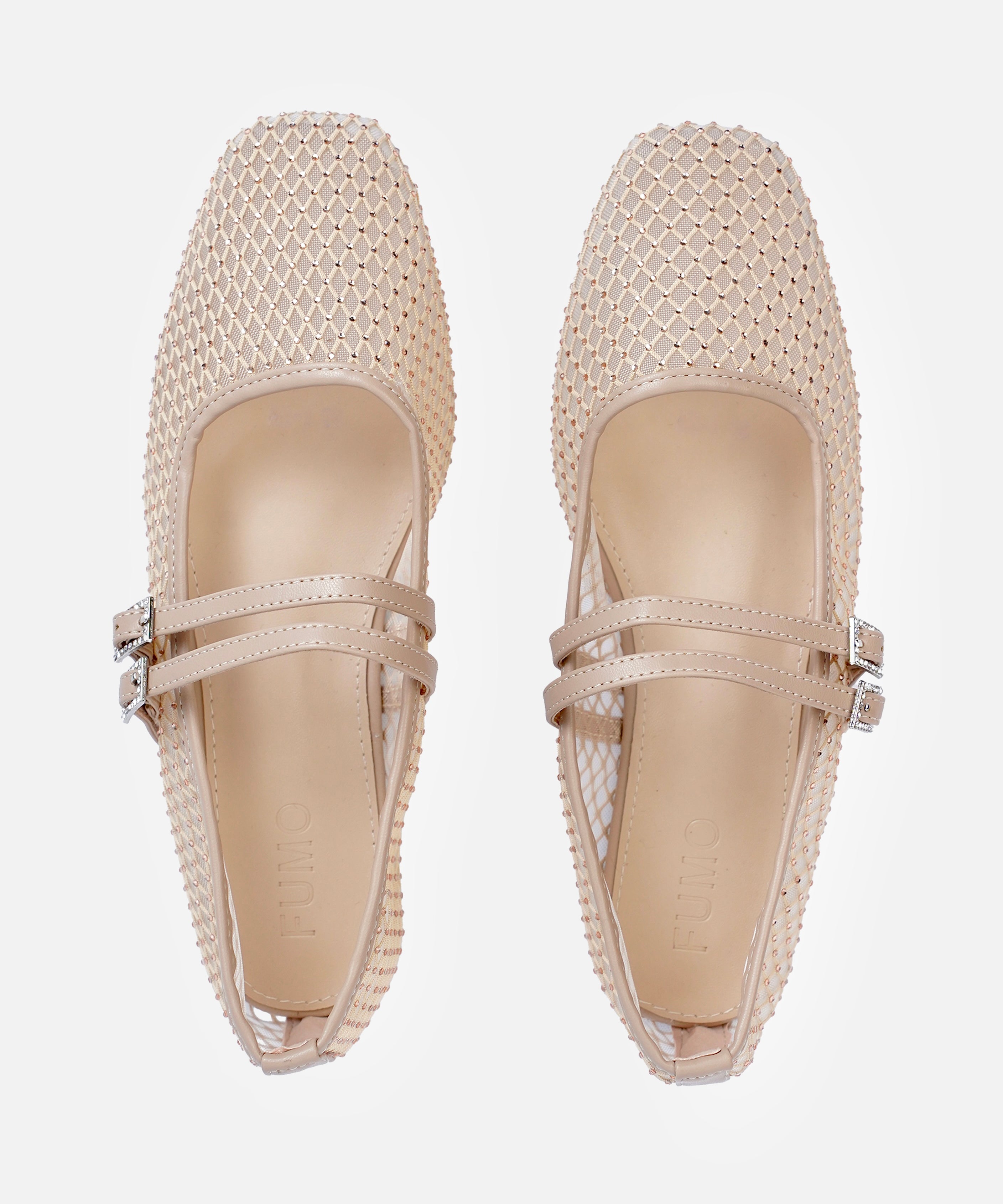 Mesh Slingback Flats