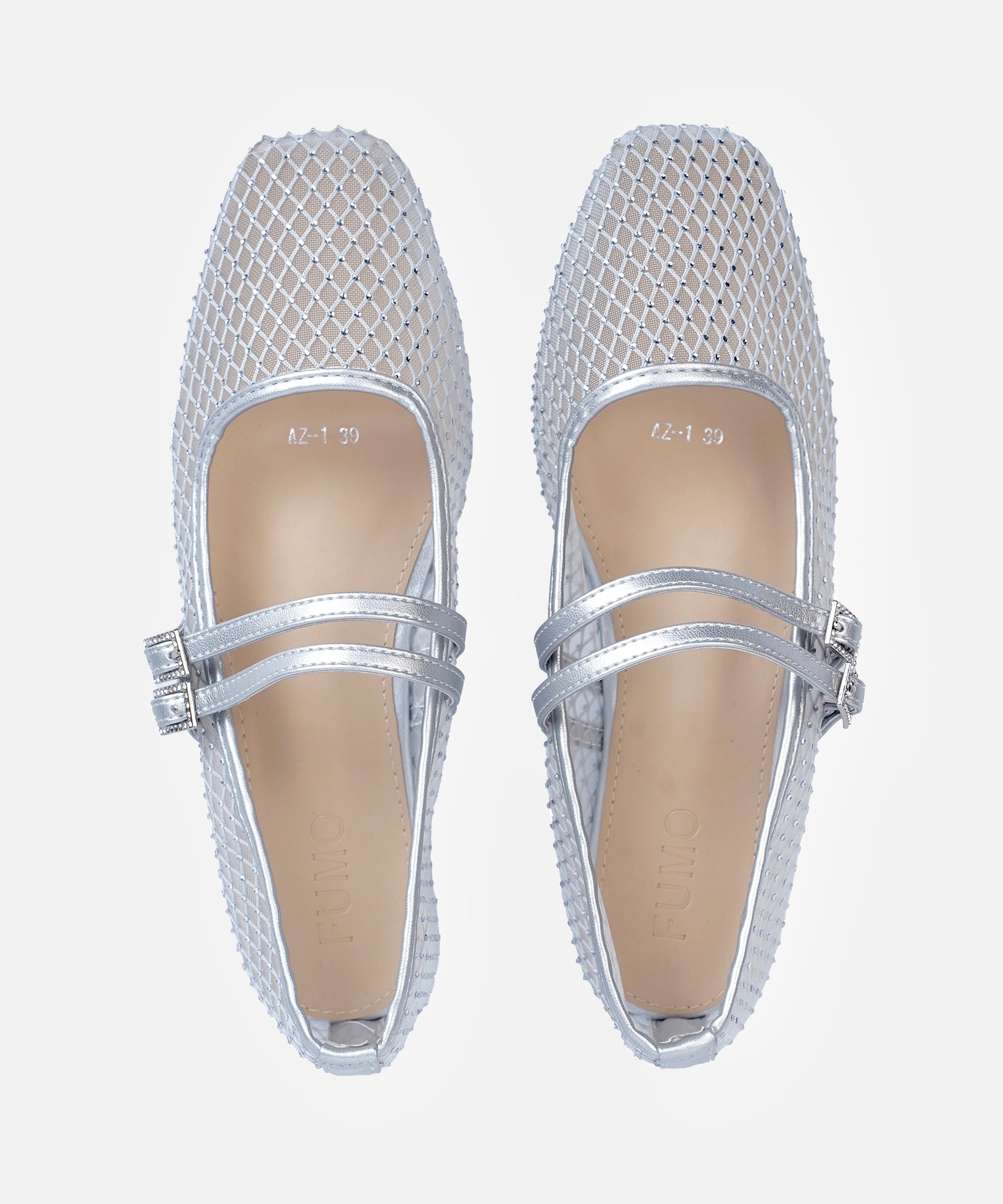 Mesh Slingback Flats