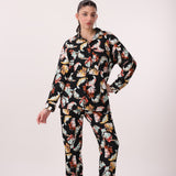 Printed Wide Leg Pants