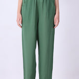 Linen-Blend Wide-Leg Trousers | Comfort Stretch Fabric for All-Day Wear