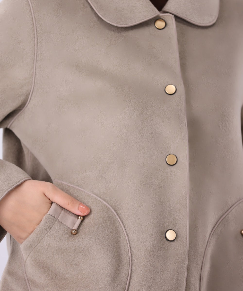 Peter Pan Collar Coat