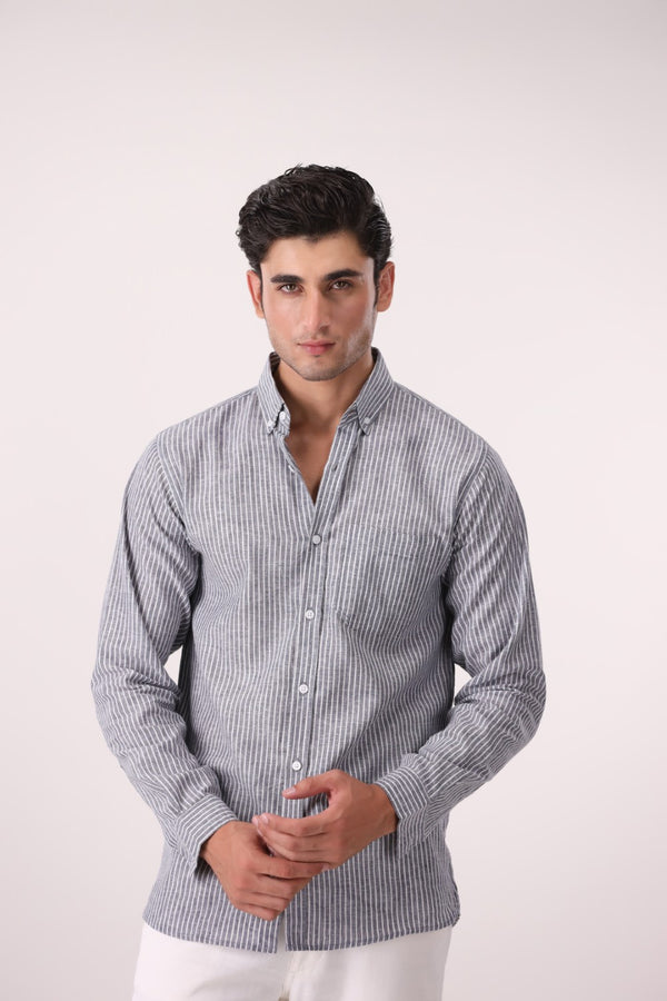 Striped Button Down Shirt