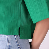 Textured Button-Down Shirt
