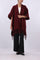 Fringe hem shawl
