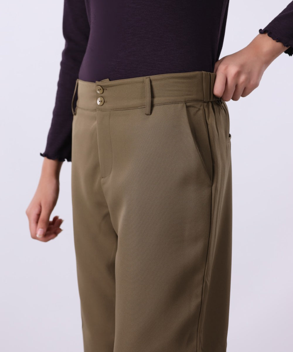 Wide-leg Trouser