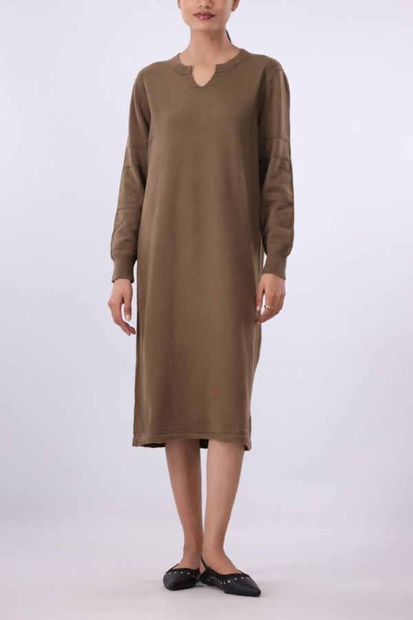 Knit tunic dress