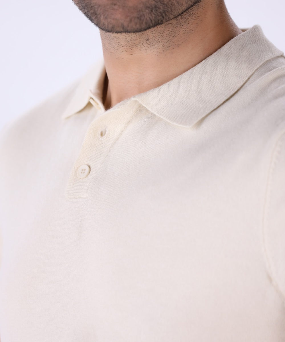 Knitted Polo Shirt