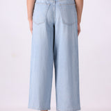 Wide Leg Folded Waist Band