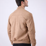 Suede Bomber Jacket