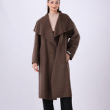 Shawl Collar Wool Coat