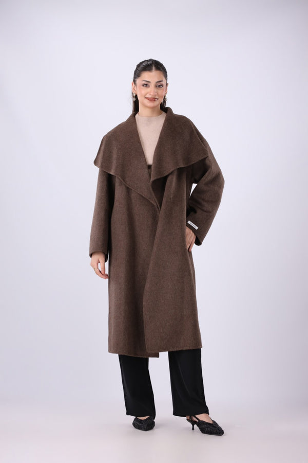 Shawl Collar Wool Coat