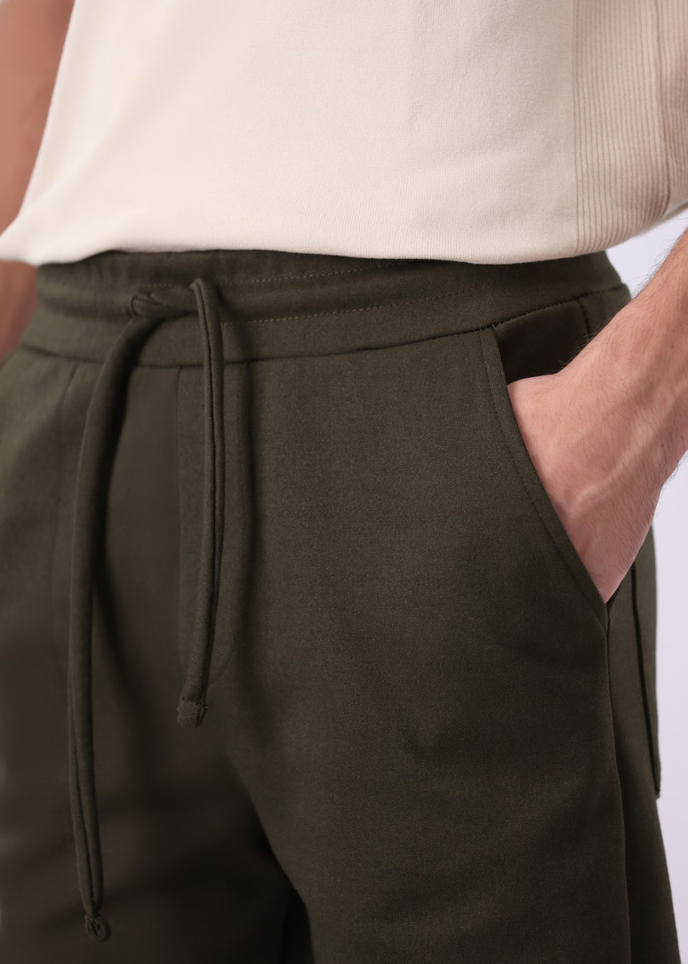 Men Knit Poppers Trouser