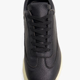 Midnight Leather Black Trainers